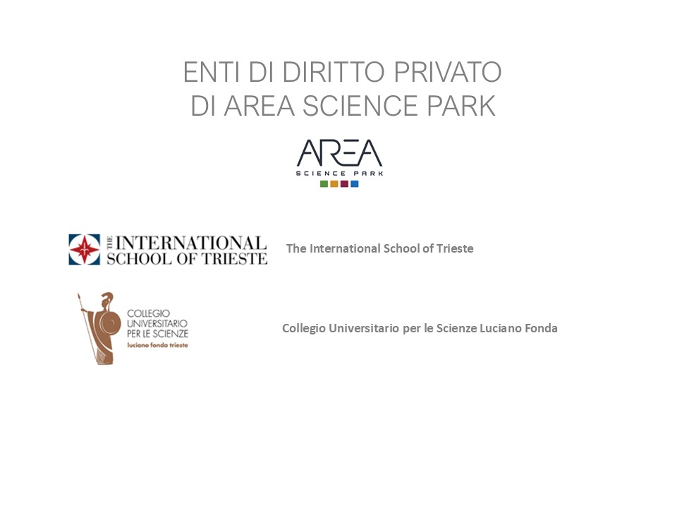 Rappresentazione grafica enti di diritto privato di Area Science Park